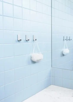 Normann Copenhagen Curve mini hook, 2 pcs,  matt silver