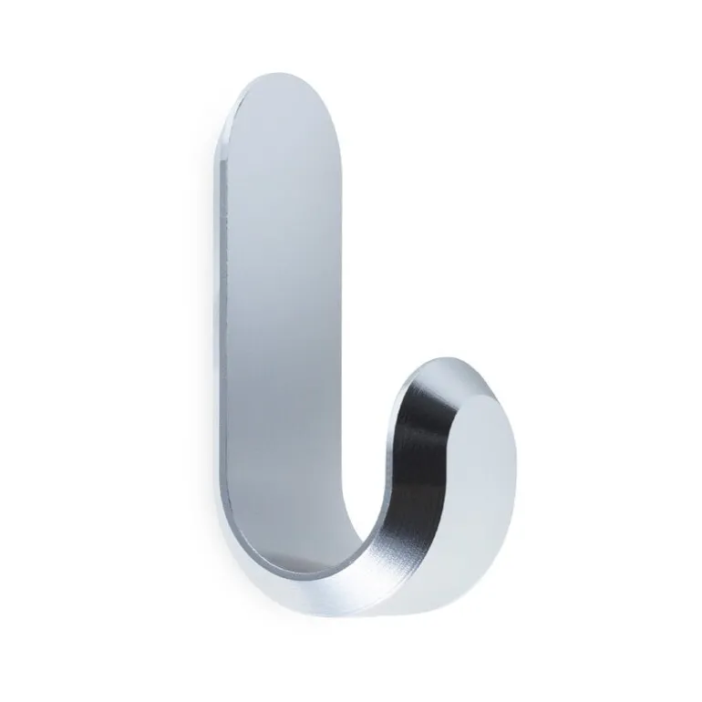 Normann Copenhagen Curve mini hook, 2 pcs, silver