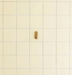 Normann Copenhagen Curve mini hook, 2 pcs, matt gold