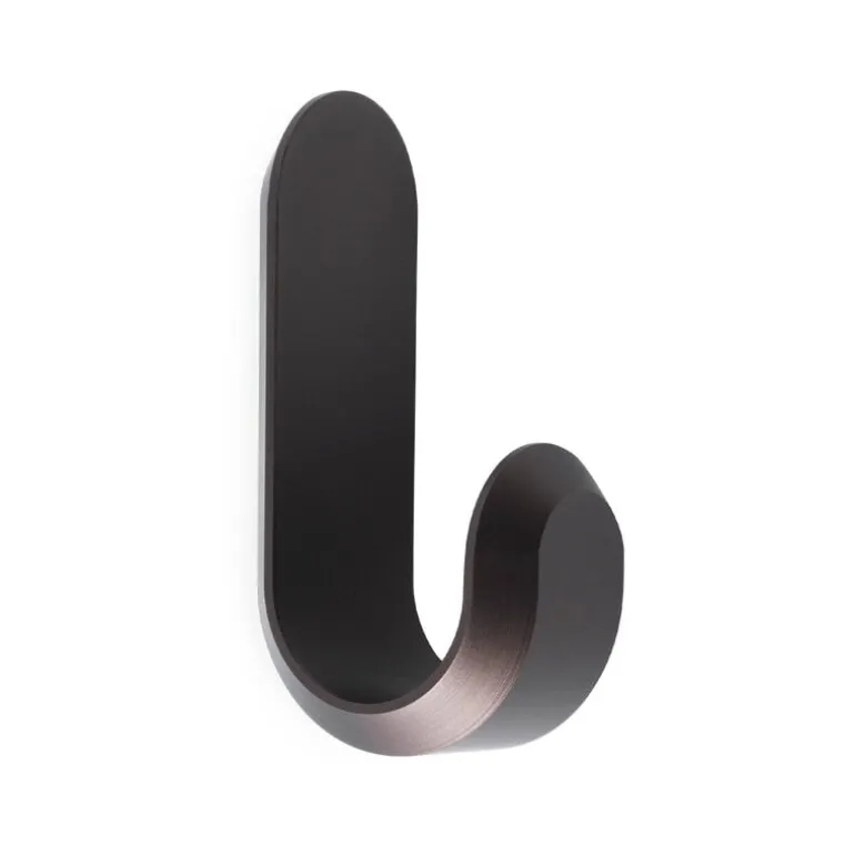 Normann Copenhagen Curve mini hook, 2 pcs, matt brown