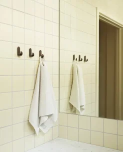 Normann Copenhagen Curve mini hook, 2 pcs, matt brown