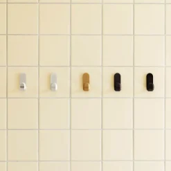 Normann Copenhagen Curve mini hook, 2 pcs, matt brown