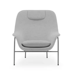Normann Copenhagen Drape lounge chair, headr., Hallingdal 110 - grey