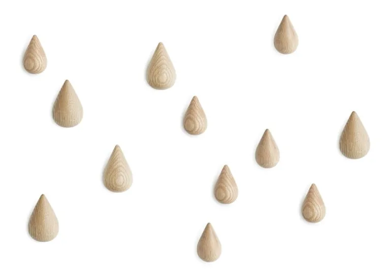 Normann Copenhagen Dropit hook small, set of 2, nature