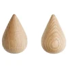 Normann Copenhagen Dropit hook large, set of 2, nature
