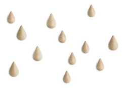Normann Copenhagen Dropit hook large, set of 2, nature