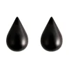 Normann Copenhagen Dropit hook small, set of 2, black
