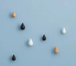 Normann Copenhagen Dropit hook small, set of 2, black