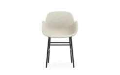 Normann Copenhagen Form armchair, black steel - Main Line Flax 20