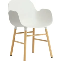 Normann Copenhagen Form armchair, white - oak