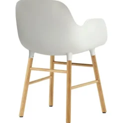 Normann Copenhagen Form armchair, white - oak