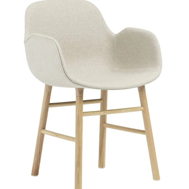 Normann Copenhagen Form armchair, oak - Main Line Flax 20