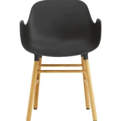 Normann Copenhagen Form armchair, black - oak