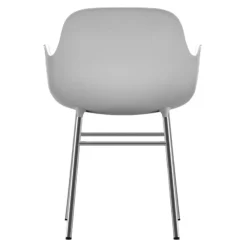 Normann Copenhagen Form armchair, chrome - white