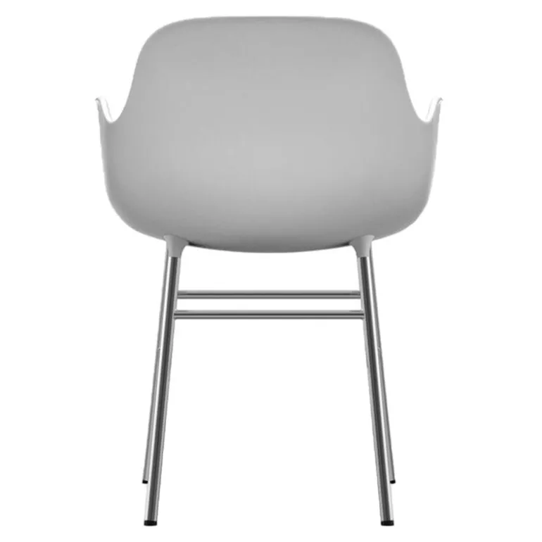 Normann Copenhagen Form armchair, chrome - white