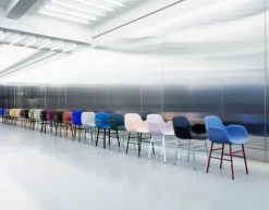 Normann Copenhagen Form armchair, black steel - Synergy 16