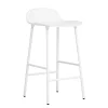 Normann Copenhagen Form bar stool, 65 cm, white steel - white