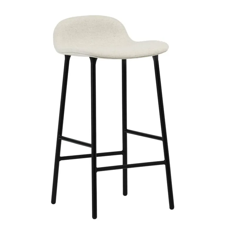 Normann Copenhagen Form bar stool, 65 cm, black steel - Main Line Flax 20