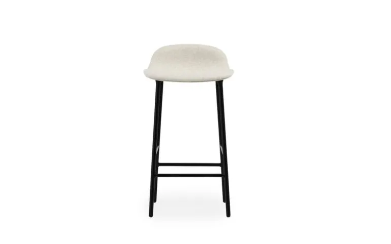 Normann Copenhagen Form bar stool, 65 cm, black steel - Main Line Flax 20