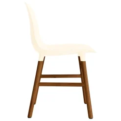 Normann Copenhagen Form chair, cream - walnut