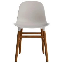 Normann Copenhagen Form chair, warm grey - walnut