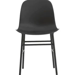 Normann Copenhagen Form chair, black steel - black