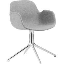 Normann Copenhagen Form Swivel 4L armchair, aluminium - Synergy 16