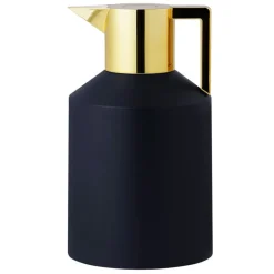 Normann Copenhagen Geo vacuum jug 1,5 L, black - gold