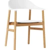 Normann Copenhagen Herit armchair, oak - white