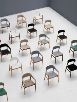 Normann Copenhagen Herit chair, smoked oak - black