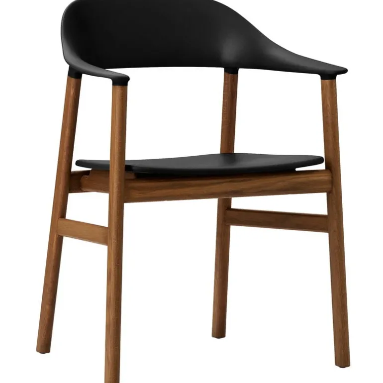 Normann Copenhagen Herit armchair, smoked oak - black