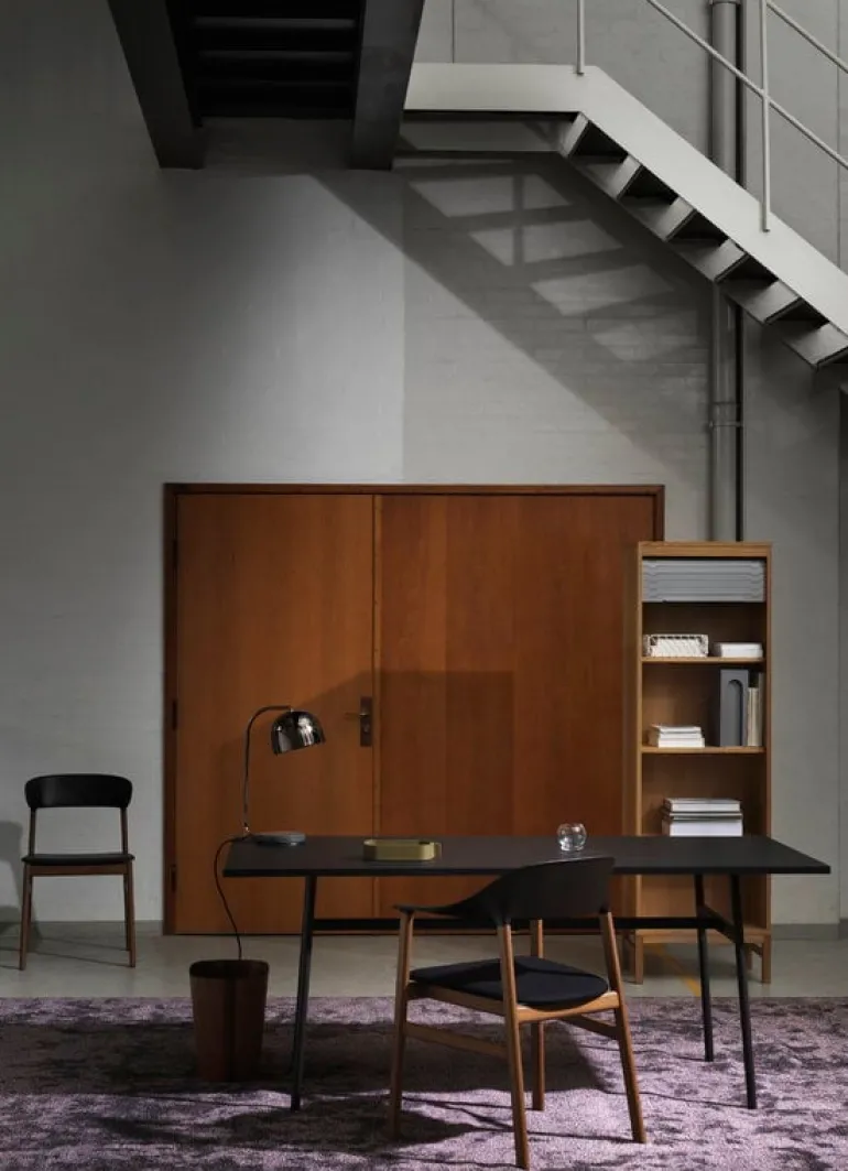 Normann Copenhagen Herit armchair, smoked oak - black