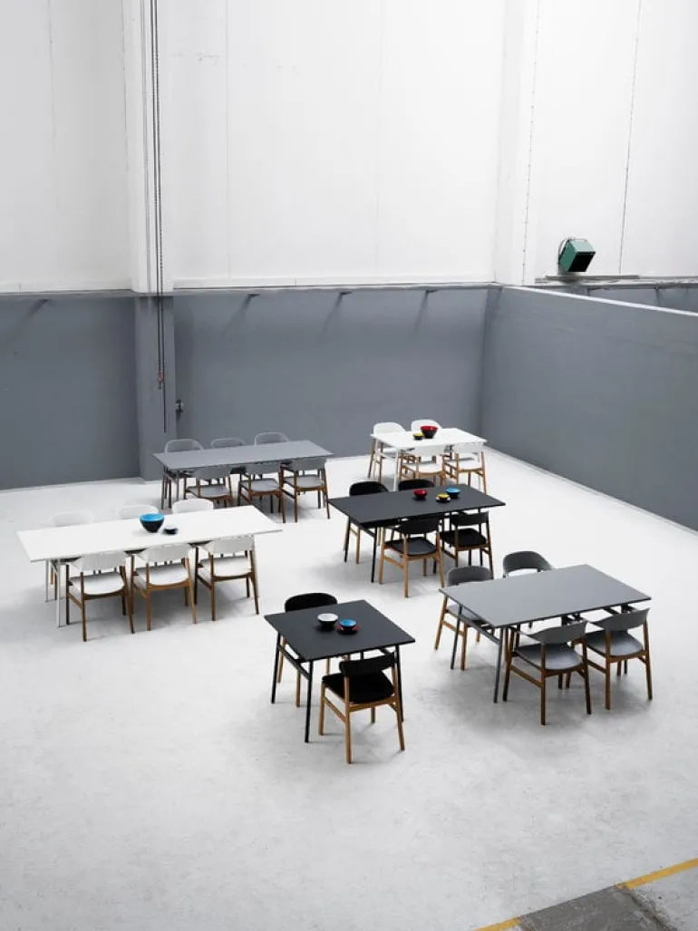 Normann Copenhagen Herit armchair, smoked oak - grey