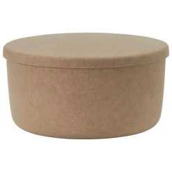 Normann Copenhagen Hide storage pouf, large, sand
