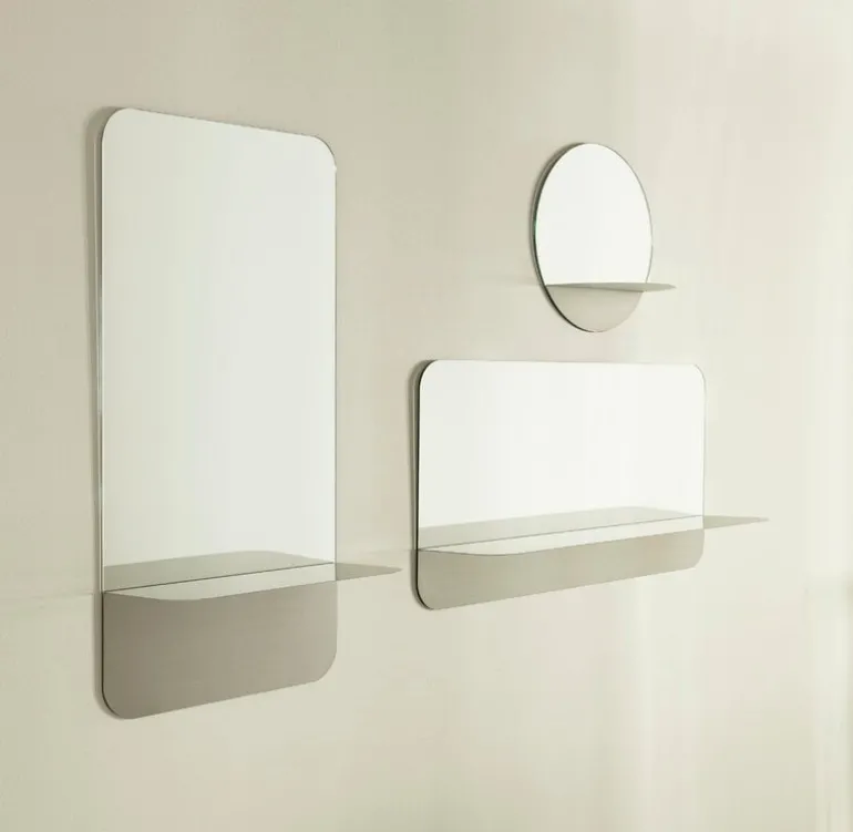 Normann Copenhagen Horizon mirror, horizontal, stainless steel