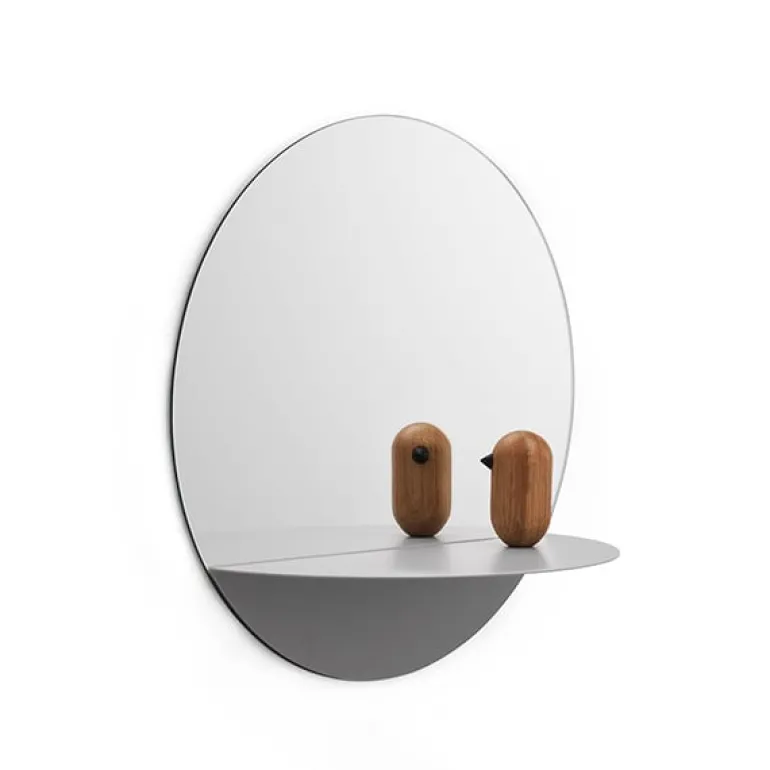 Normann Copenhagen Horizon mirror round, grey