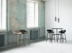 Normann Copenhagen Hyg bar stool, 65 cm, black - Main Line Flax 20