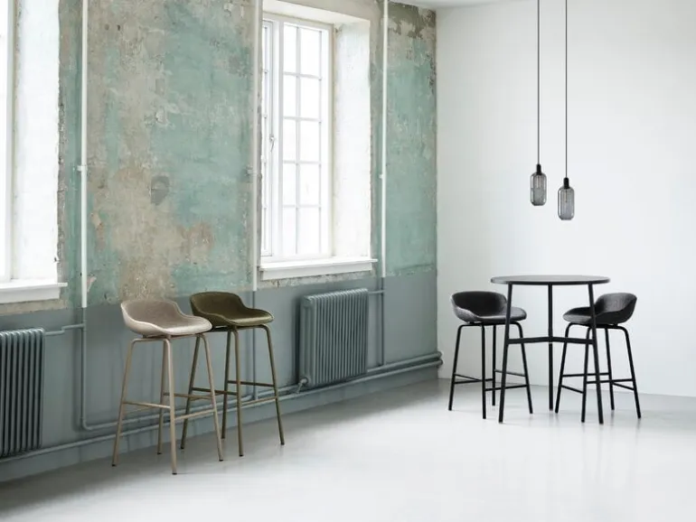 Normann Copenhagen Hyg bar stool, 65 cm, black - Main Line Flax 20