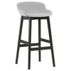 Normann Copenhagen Hyg bar stool, 75 cm, black oak - Synergy 16