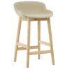 Normann Copenhagen Hyg bar stool, 65 cm, oak - Main Line Flax 20