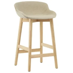 Normann Copenhagen Hyg bar stool, 65 cm, oak - Main Line Flax 20