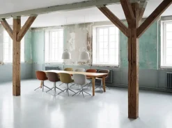 Normann Copenhagen Hyg chair, swivel, aluminium - Synergy 16