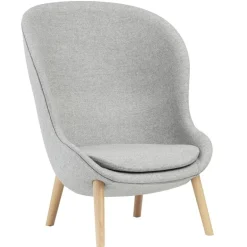 Normann Copenhagen Hyg lounge chair, high, oak - Synergy 16