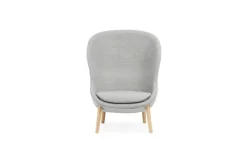 Normann Copenhagen Hyg lounge chair, high, oak - Synergy 16
