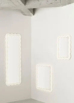 Normann Copenhagen Illu mirror, 65 x 50 cm, white