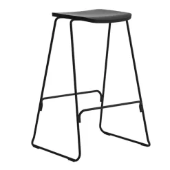 Normann Copenhagen Just Barstool 65 cm, without back rest, black