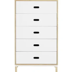 Normann Copenhagen Kabino dresser with 5 drawers, white