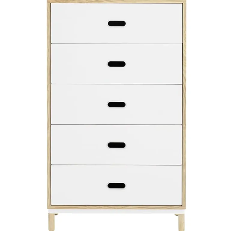 Normann Copenhagen Kabino dresser with 5 drawers, white