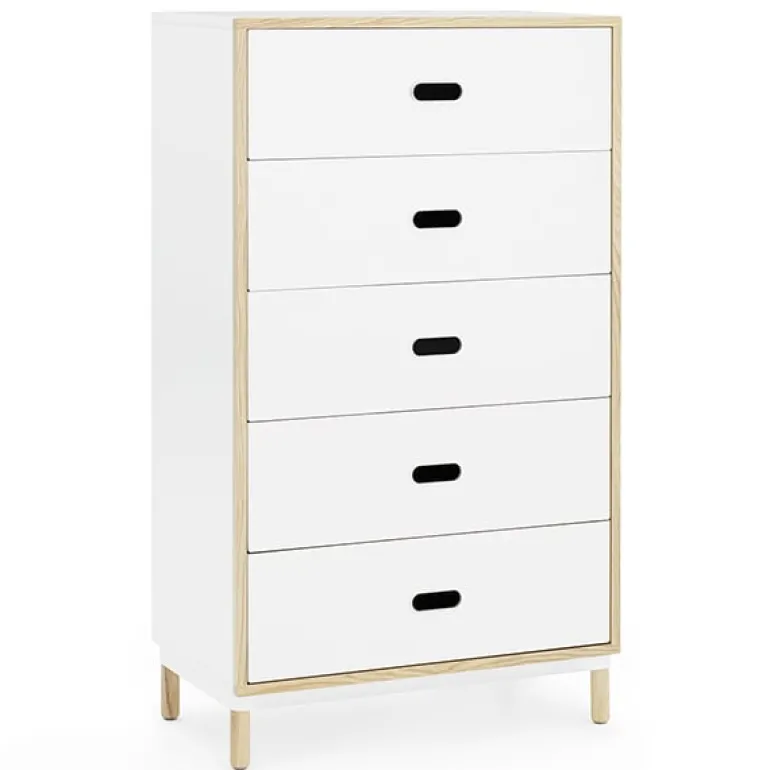 Normann Copenhagen Kabino dresser with 5 drawers, white