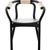 Normann Copenhagen Knot chair, black - natural